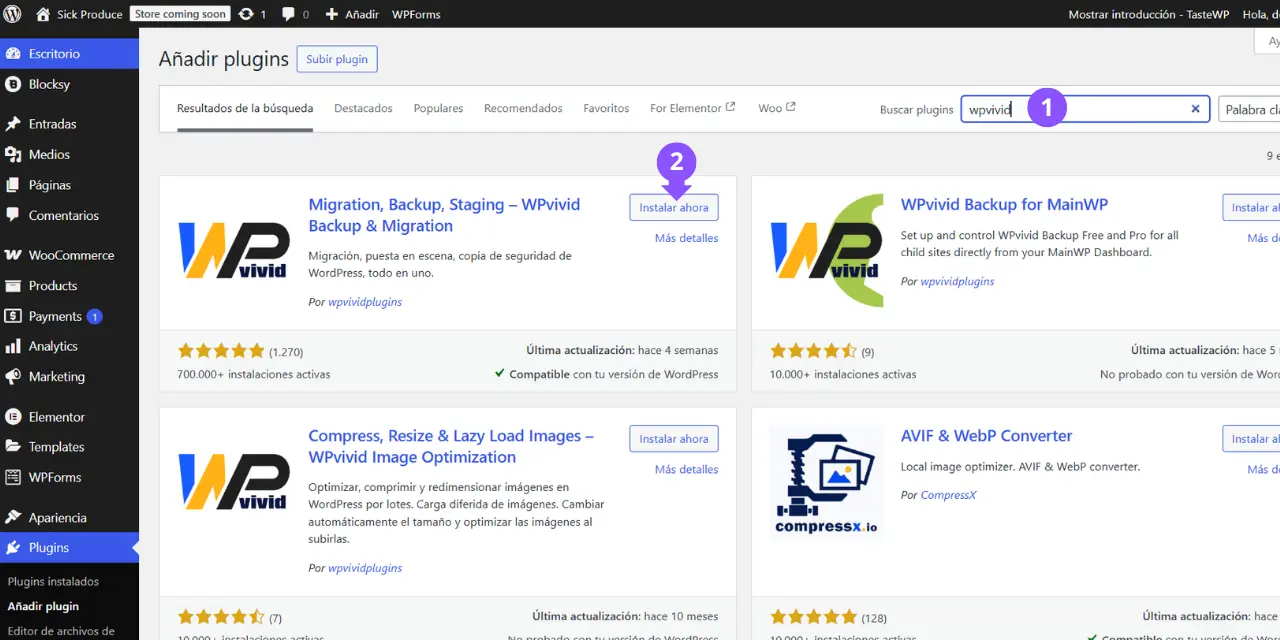 Backups y Migración GRATIS con WPvivid en WordPress